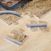 スコットランドのハイランド牛 ジグソーパズル (側面)