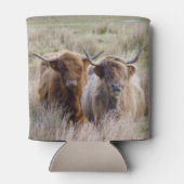 スコットランドのハイランド牛 缶クーラー (裏面)