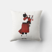 スコットランドのバグパイプ クッション (裏面)