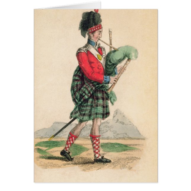 スコットランドのパイパー (正面)