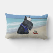 スコットランドのビーチ ランバークッション (裏面)