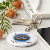 スコットランドのフーットトーズハギス キーホルダー (側面)