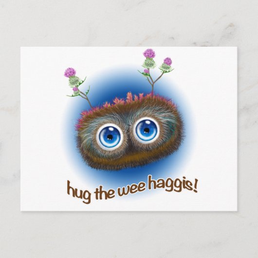 スコットランドのフーットトーズハギス ポストカード (正面)