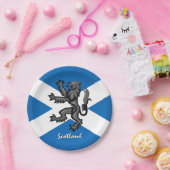 スコットランドのプレート、横行、ライオン、スコットランド国旗 ペーパープレート (パーティー)