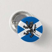 スコットランドのボタン、愛国的なスコットランド国旗、激しい 缶バッジ (正面&裏面)