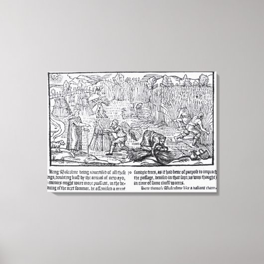 スコットランドのマルコム王 キャンバスプリント (正面)