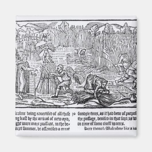 スコットランドのマルコム王 マグネット (正面)