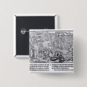 スコットランドのマルコム王 缶バッジ (正面&裏面)