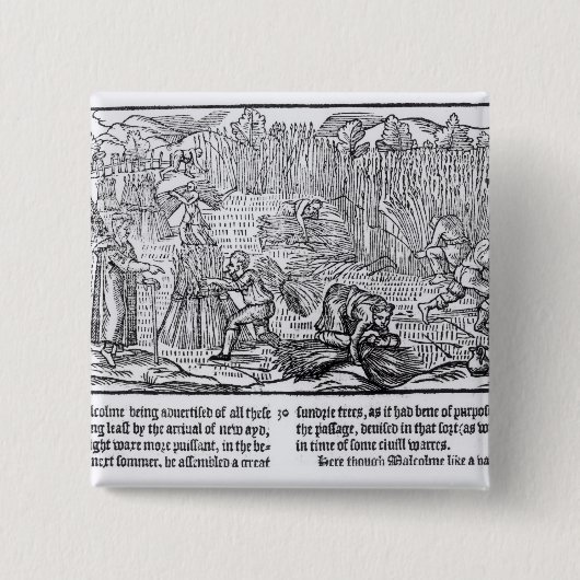 スコットランドのマルコム王 缶バッジ (正面)