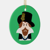 スコットランドのヤコブ6世とイギリスのヤコブ1世 セラミックオーナメント (右)