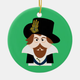 スコットランドのヤコブ6世とイギリスのヤコブ1世 セラミックオーナメント