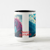 スコットランドのユニコーン マグカップ (中央)