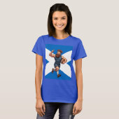 スコットランドのラグビーヒーロー Tシャツ (正面フル)