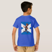 スコットランドのラグビーヒーロー Tシャツ (裏面フル)