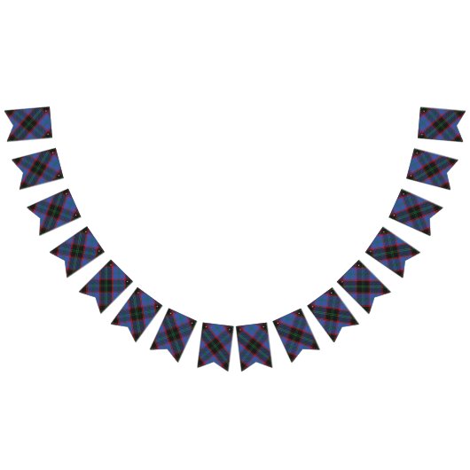 スコットランドの一族によってはHumeのタータンチェックが家へ帰ります バンティングフラッグ (全)