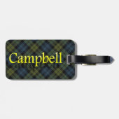 スコットランドの一族のキャンベル荷物のラベル ラゲッジタグ (裏面横)