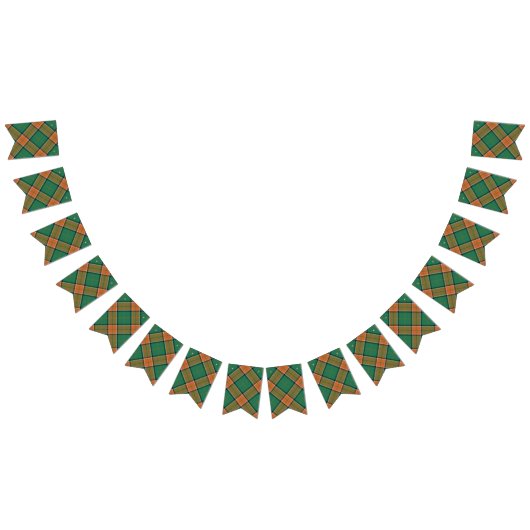 スコットランドの一族のスケトウダラのタータンチェック バンティングフラッグ (全)