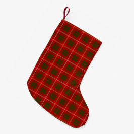 スコットランドの一族のブルースのタータンチェックパターン スモールクリスマスストッキング