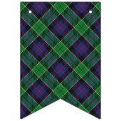 スコットランドの一族のレスリーの狩りのタータンチェック バンティングフラッグ (第1の旗)