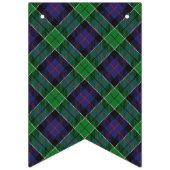 スコットランドの一族のレスリーの狩りのタータンチェック バンティングフラッグ (第3の旗)