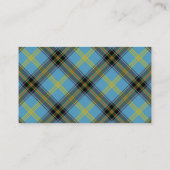 スコットランドの一族の鐘のタータンチェック格子縞 名刺 (裏面)