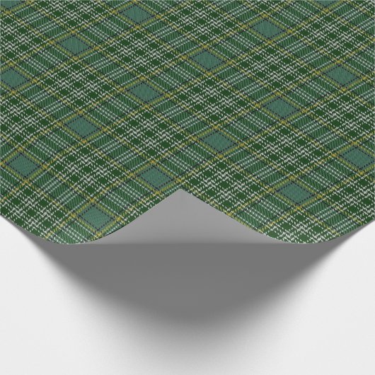 スコットランドの一族のCurrieのカレーの製革工のタータンチェック ラッピングペーパー (角)