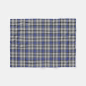 スコットランドの一族のHannayのクラシックのタータンチェック フリースブランケット (正面(横))