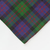 スコットランドの一族のMacDonaldドナルドのクラシックのタータンチェック フリースブランケット (角)