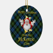 スコットランドの一族のMcKenzieのクリスマスのオーナメント セラミックオーナメント (右)