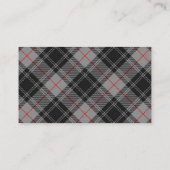 スコットランドの一族のMoffatのタータンチェック格子縞 名刺 (裏面)
