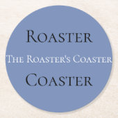 スコットランドの俗語、ロースターのコースター ラウンドペーパーコースター (正面)