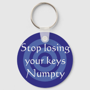 スコットランドの俗語Numpty キーホルダー