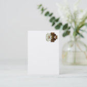 スコットランドの儀式の名刺 名刺 (スタンド正面)