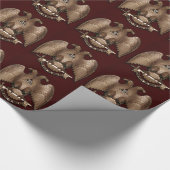 スコットランドの儀式32度の石大工の倍のワシの赤 ラッピングペーパー (角)