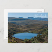 スコットランドの典型的な高原の風景 – スコットランド ポストカード (正面/裏面)