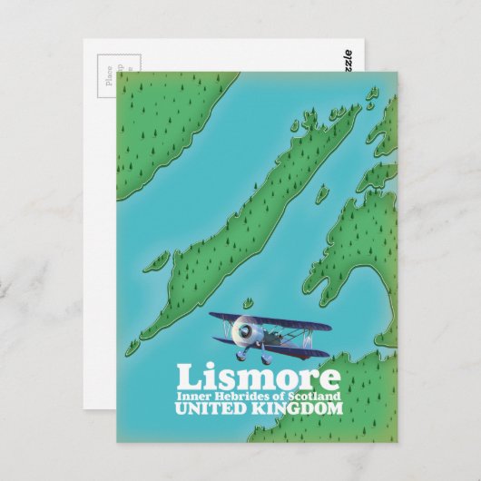 スコットランドの内側のヘブリデス、リスモア。 ポストカード (正面/裏面)