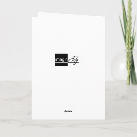 スコットランドの冬の風景。クリスマスカード カード (裏面)