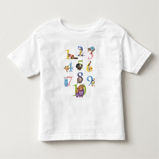 スコットランドの動物の子ども用Tシャツ10 トドラーTシャツ (正面)