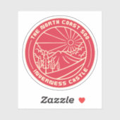 スコットランドの北海岸500風光明媚なルート高原 シール (シート)