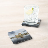 スコットランドの反射のEilean Donanの城 コースター (右側)