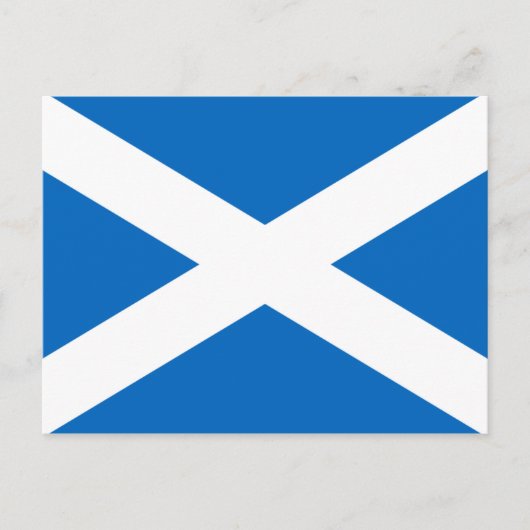 スコットランドの国旗のポストカード ポストカード (正面)