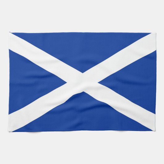 スコットランドの国旗タオル キッチンタオル (横)