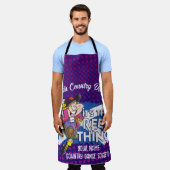 スコットランドの国踊り – リールの物だ！ エプロン (着用した状態)