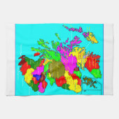 スコットランドの地図の一族 キッチンタオル (横)