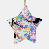 スコットランドの地図スコットランドのクランの写真 セラミックオーナメント (右)