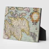 スコットランドの地図 |民兵スコシア フォトプラーク (側面)