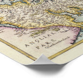 スコットランドの地図 | Miliaria Scotia ポスター (角)