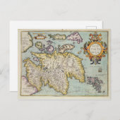 スコットランドの地図 | Miliaria Scotia ポストカード (正面/裏面)