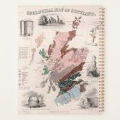 スコットランドの地質図 プランナー手帳 (裏面)