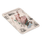 スコットランドの地質図 マグネット (右側)